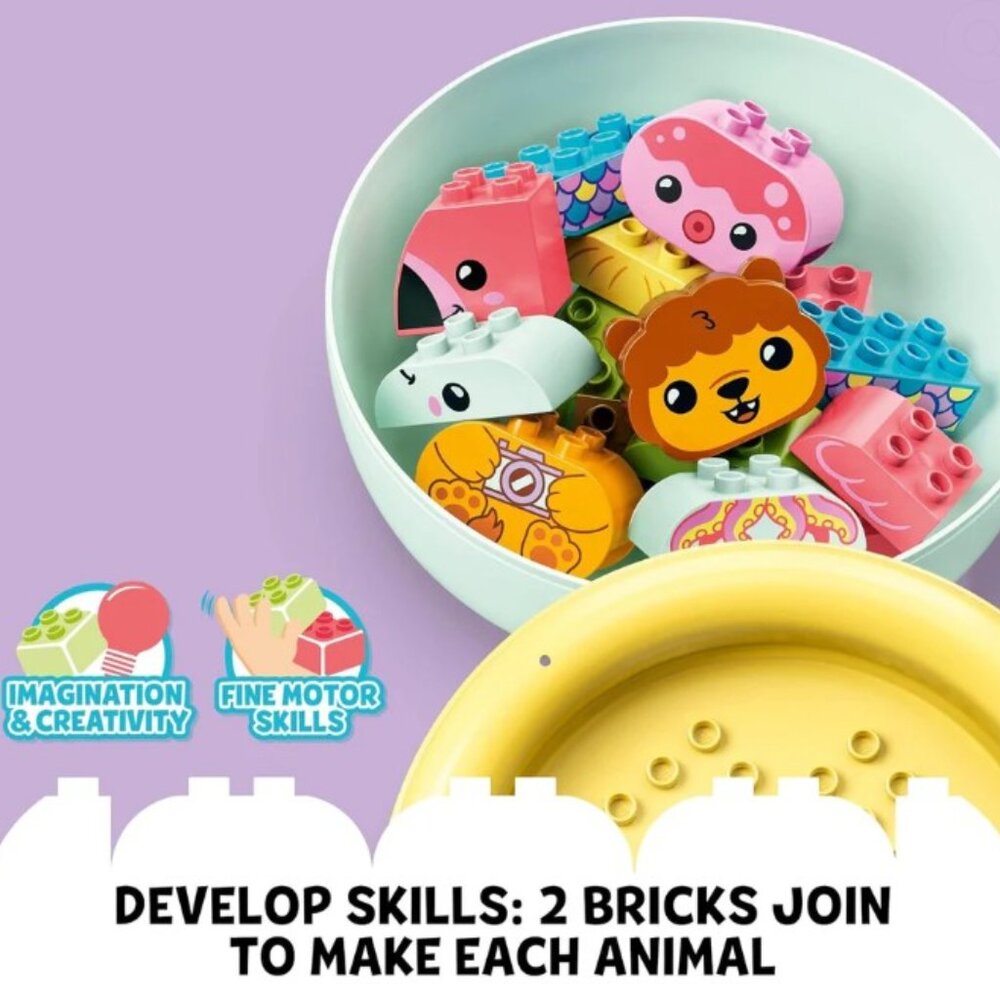 LEGO Duplo Bath Time Fun: Floating Animal Island 20Pcs Building Toy, Sealed - Picture 12 of 12